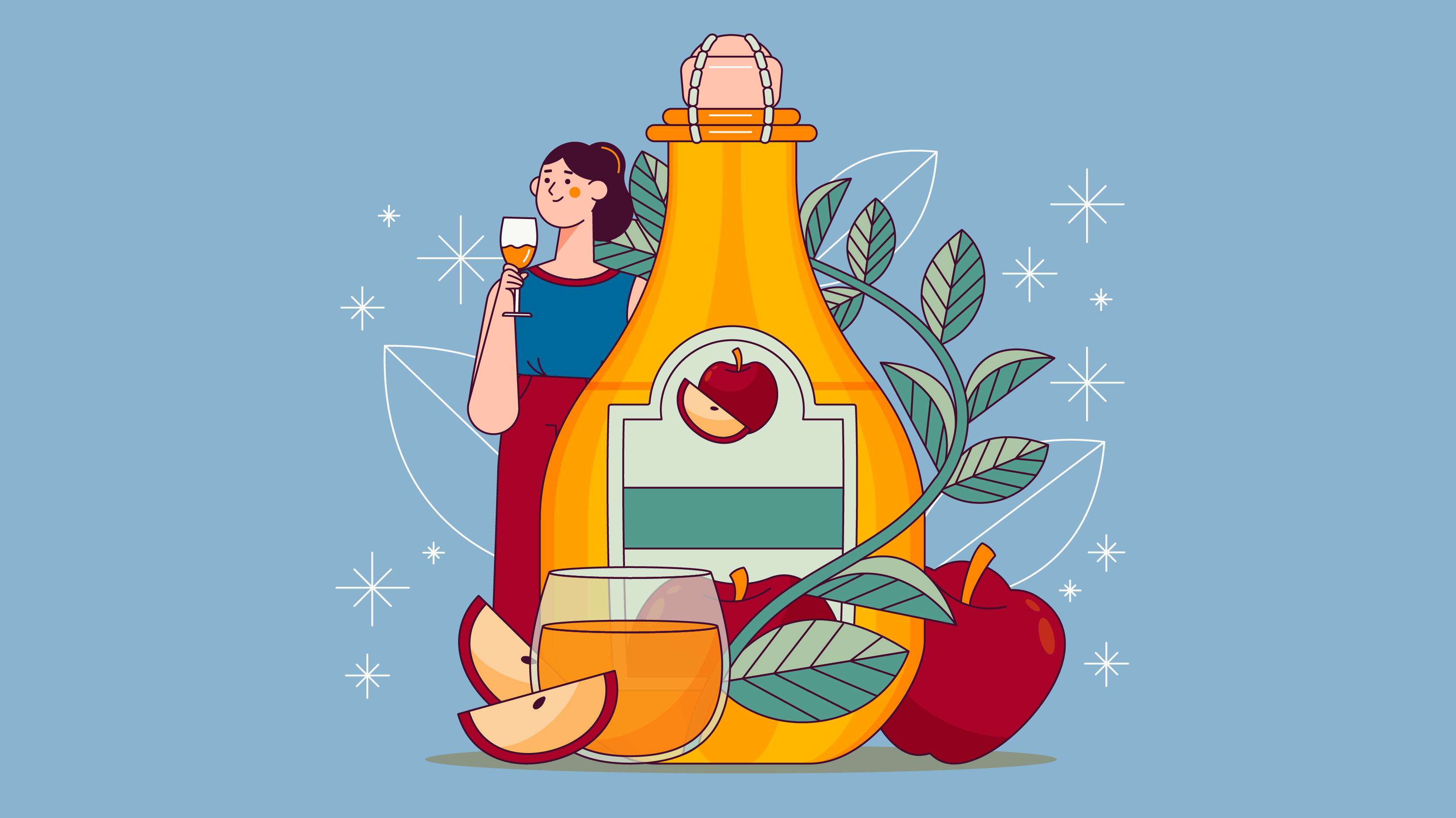 Apple cider vinegar (ACV) is a vinegar prepared from crushed fermented apples, yeast, and sugar that is commonly used in salad dressings, marinades, and pickles.