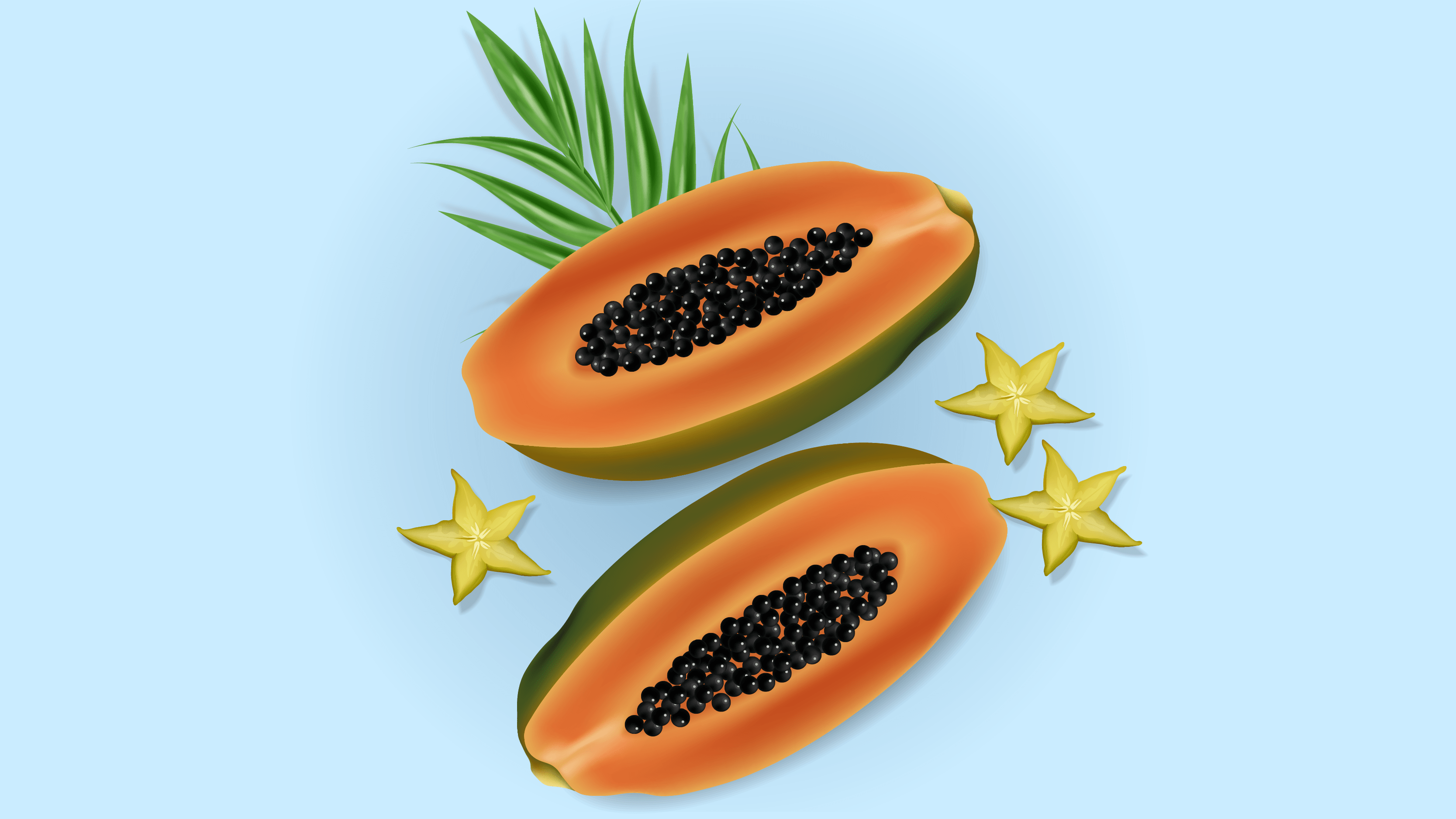 The scientific name for the orange and green fruit known as Papaya is Carica Papaya. It has a sweet flavor and a smooth texture that many people enjoy.